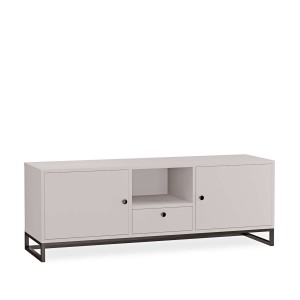 Szafka RTV metalowa z szufladą białe - kolekcja Metalove (2).jpg