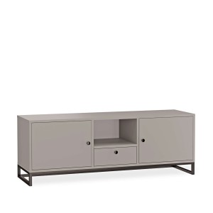 Szafka RTV metalowa z szufladą szare - kolekcja Metalove (2).jpg