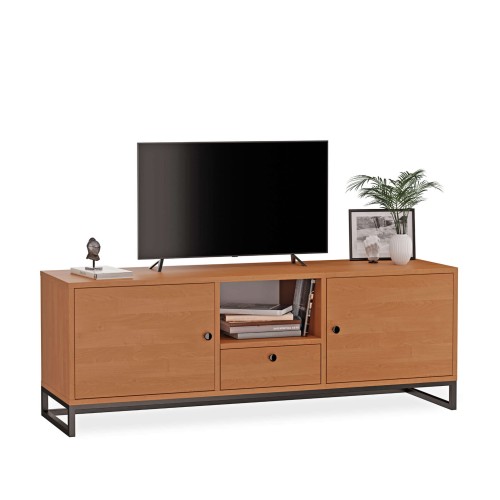 Szafka RTV metalowa z szufladą olcha - kolekcja Metalove (1).jpg