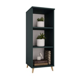 Bibliotecă scandinavă triplă verde - colecția Scandi