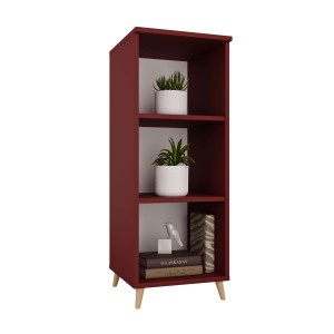 Bibliotecă scandinavă triplu roșu - colecția Scandi