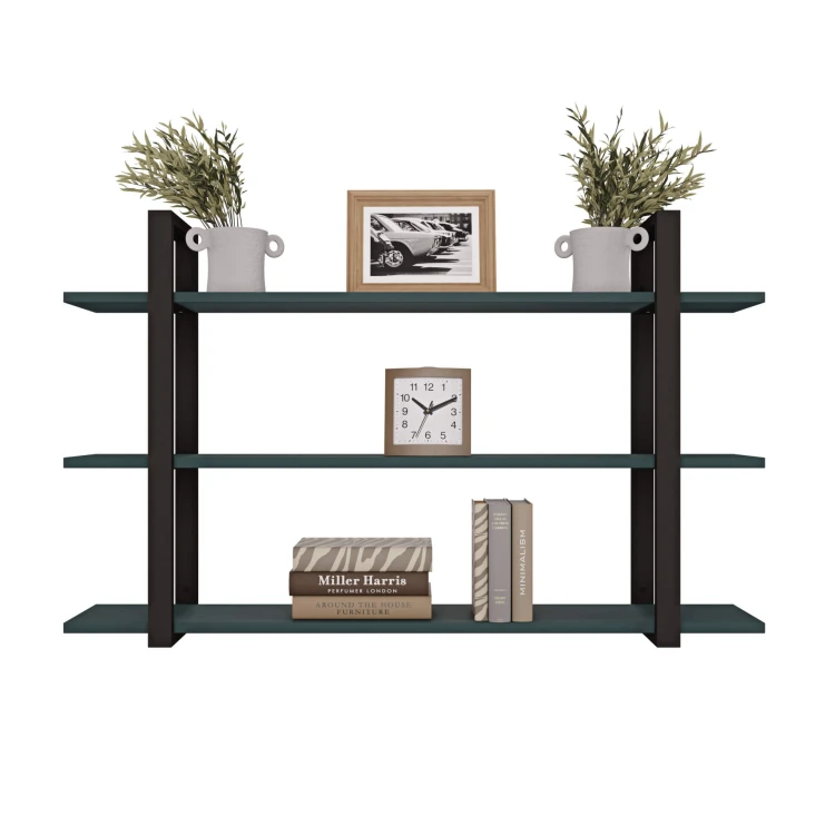 półka potrójna loft zielony (3).jpg