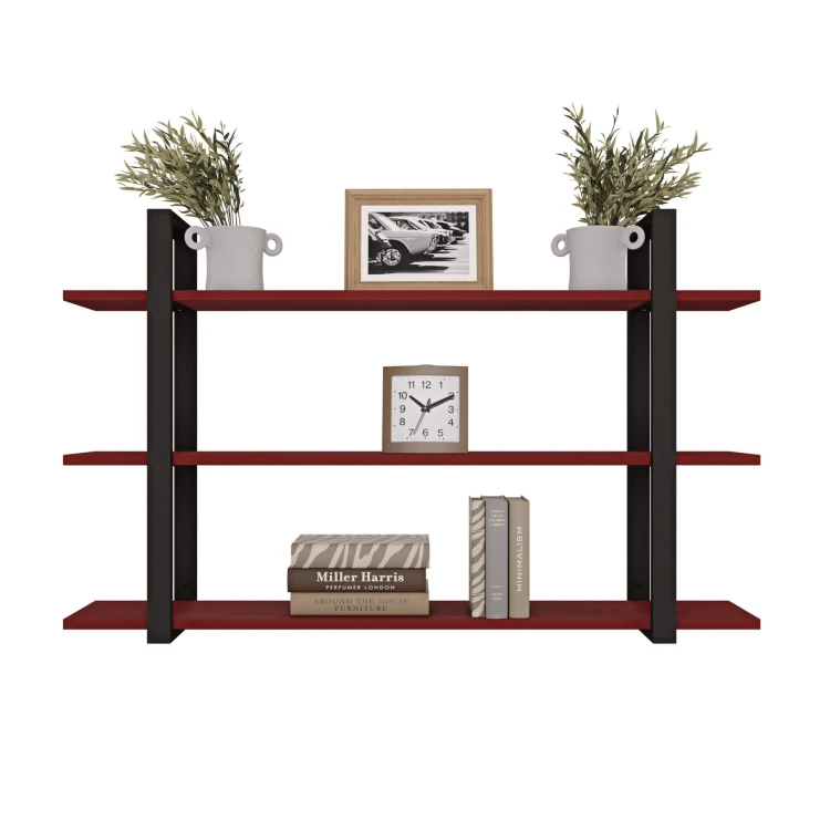 półka potrójna loft czerwony (3).jpg