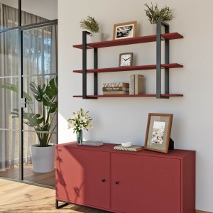 półka potrójna loft czerwony (5).jpg