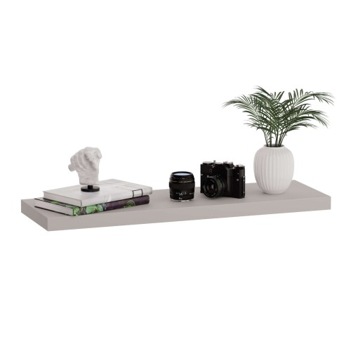 półka na książki do pokoju dziecięcego szara