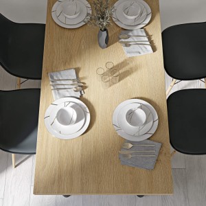 Stolik kuchenny z nogami okrągłymi - dąb kamienny (6).jpg