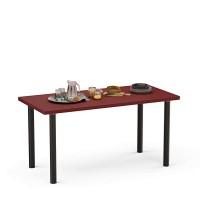 Masa de bucătărie - Roșu