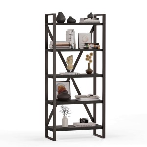 Raft metalic loft industrial negru