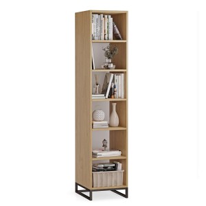 Bibliotecă unică metalică piatră - colecția Metalove