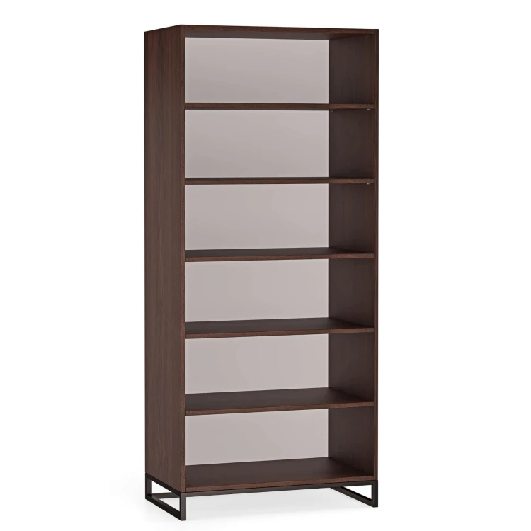regał podwójny metalowy - wenge (2).jpg