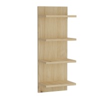 Bibliotecă verticală - Stejar artizanal