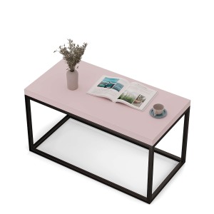 Stolik podłużny metalowy - różowy (2).jpg