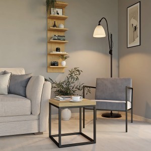 Stolik nocny metalowy - dąb kamienny (5).jpg