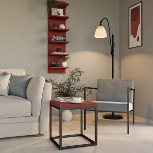 Stolik nocny metalowy - czerwony (4).jpg