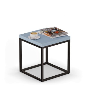 Masa de cafea din metal - Albastru