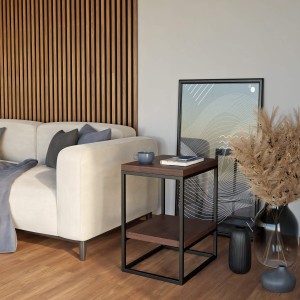 Stolik metalowy podwójny - wenge (4).jpg