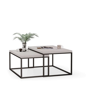 Stolik metalowy podwójny - biały (1).jpg