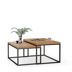 Stolik metalowy podwójny - buk (1).jpg