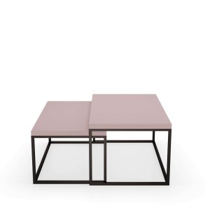 Stolik metalowy podwójny - różowy (2).jpg