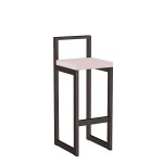 Metalowy Hoker loft z oparciem - Różowyjpg (1).jpg