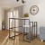 Metalowy Hoker loft z oparciem - Różowyjpg (5).jpg