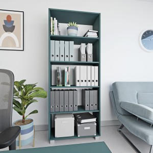 Regał biurowy podwójny - Zielony (6).jpg