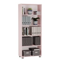 Raft de birou pentru cărți - Roz