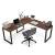 Biurko narożne loft wenge w stylu minimalistycznym.webp
