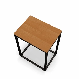 Stolik nocny loftowy Indri - olcha - rzut.webp