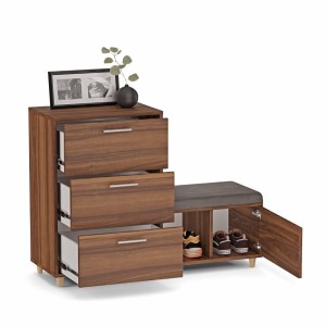 Komoda do przedpokoju z siedziskiem - Orzech (2).jpg