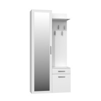 Dulap cu oglindă SOFIA - Alb mat