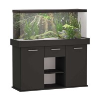 Șifonier sub acvariu - Negru