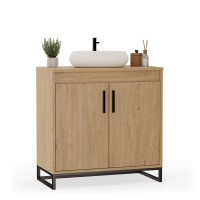 Mobilier de baie sub chiuvetăa - Stejar de piatră