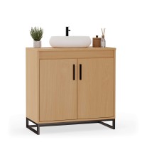 Mobilier de baie sub chiuvetă - Fag