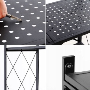 Regał składany magazynowy metalowy 4p - Czarny6.jpg