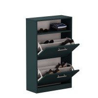 Șifonier pentru pantofi cu raft - Verde