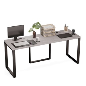 Birou dublu Iron Duo Loft - Beton