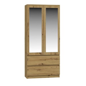 Dulap cu oglindă Karo - Stejar artisan