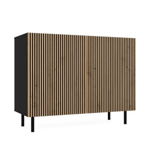 Comoda MODERN cu lamele - Verde