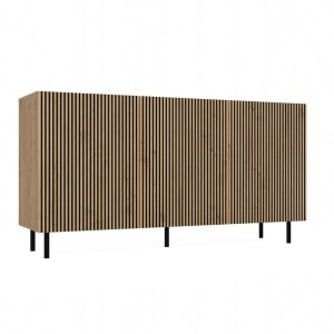 Comoda MODERN cu lamele - Verde