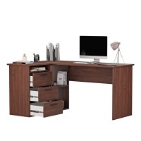 Birou școlar colț Aga - Wenge (1)