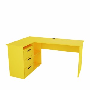 biurko szkolne narożne -żółte  - aga .jpg