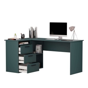 Birou școlar colț Aga - Verde (1)