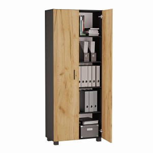 Dulap de birou pentru dosare - Negru (1)