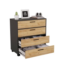 Comoda cu sertare Anna - Negru (1)