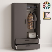 Dulap cu sertare Kamil - Grafit (1)