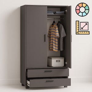 Dulap cu sertare Kamil - Grafit (1)