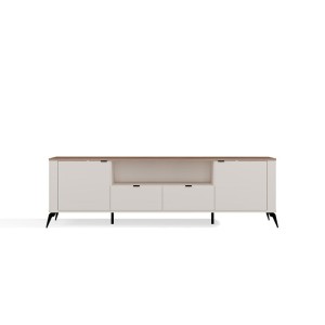 Szafka RTV CORDOBA Kaszmir Beż Dąb Castello