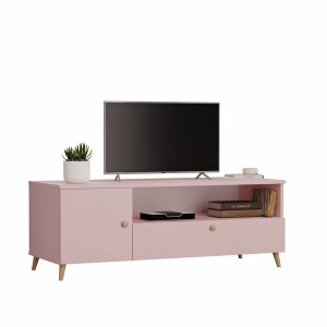 Comodă TV roz - Colecția Scandi